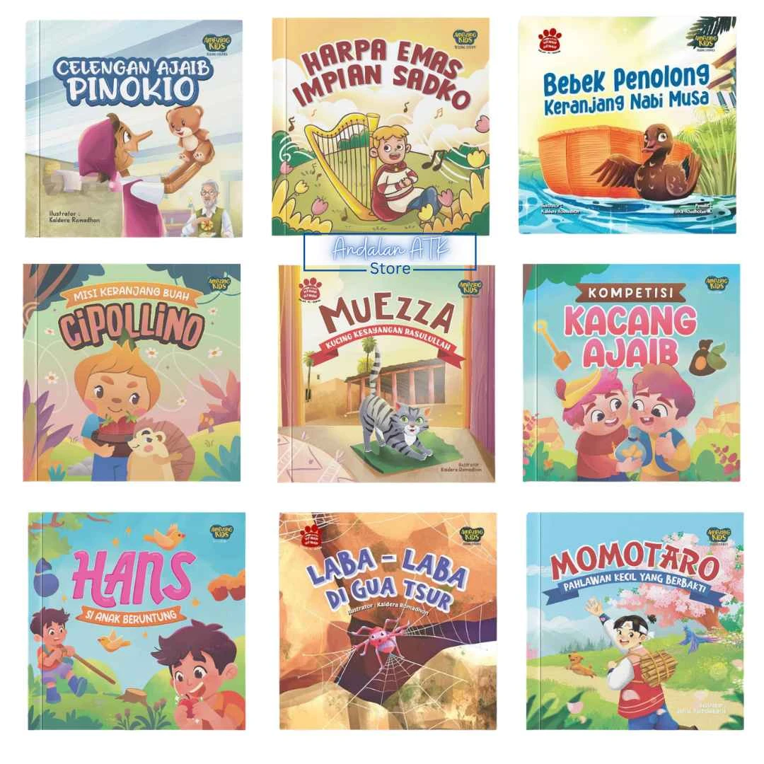 Amazing Kids Buku Cerita Anak Story Telling / Buku Bacaan Cerita Anak Ukuran 17x17 / Dongeng